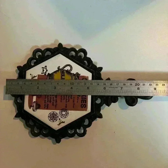 Holt Howard cookie recipe  trivet; metal and tile - Picture 7 of 9